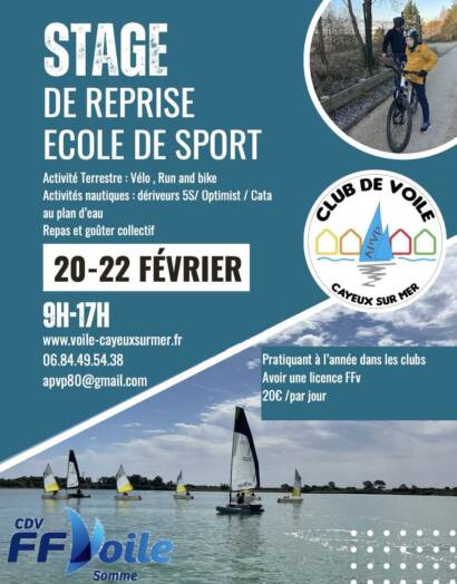 Stage de reprise école du sport