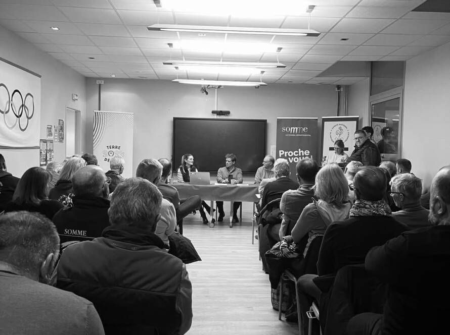 Réunion annuelle des CD à la Maison des Sports d'Amiens.