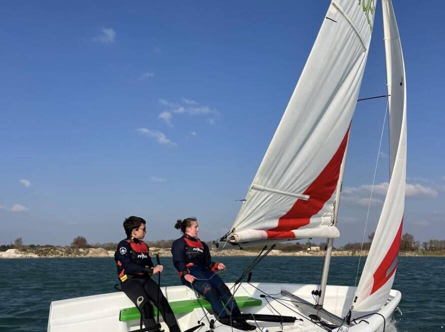 2e week-end dériveurs sur le plan d’eau de l’ École De Voile De Cayeux Sur Mer Apvp