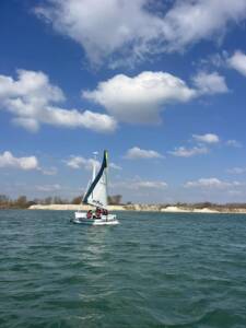 2ème week-end dériveurs sur le plan d’eau de l’ École De Voile De Cayeux Sur Mer Apvp