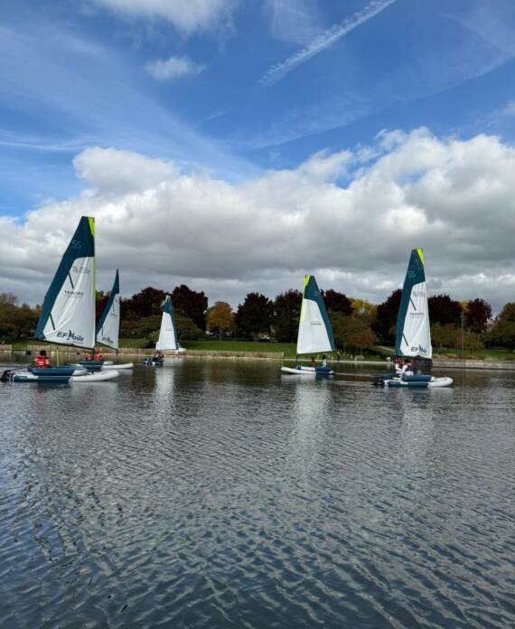 EVI au Parc Saint Pierre Ecole de voile itinérante de la Somme EVI CDV80