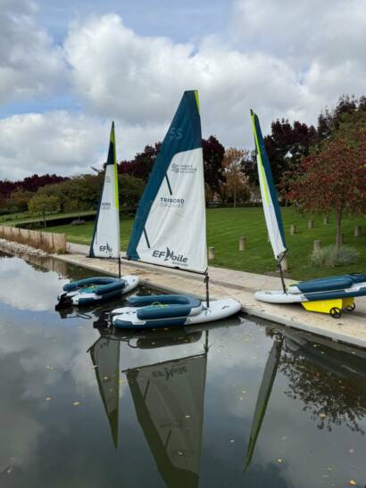 EVI au Parc Saint Pierre Ecole de voile itinérante de la Somme EVI CDV80