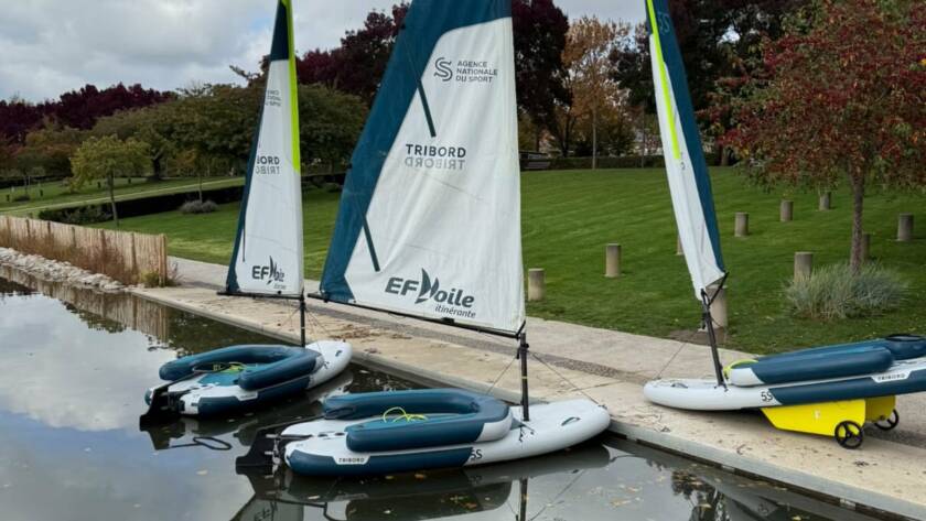 EVI au Parc Saint Pierre Ecole de voile itinérante de la Somme EVI CDV80