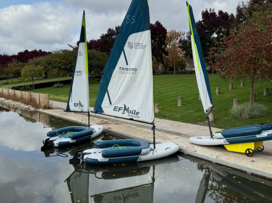 EVI au Parc Saint Pierre Ecole de voile itinérante de la Somme EVI CDV80