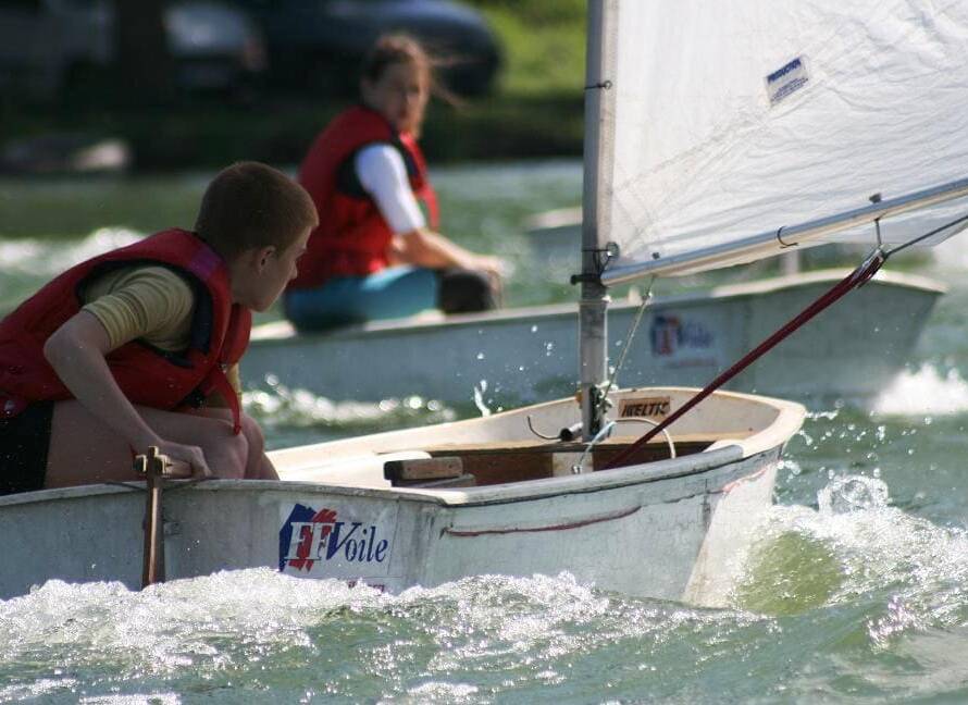 Navigation Optimist Dériveur Argoeuves Mai 2007