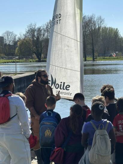 Voile au Parc Saint Pierre pour 2 centres de loisirs de la ville d’Amiens