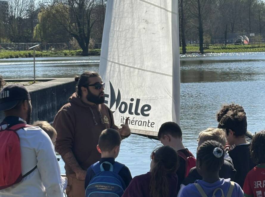 Voile au Parc Saint Pierre pour 2 centres de loisirs de la ville d’Amiens
