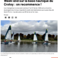 Courrier Picard – Week-end sur la base nautique du Crotoy 