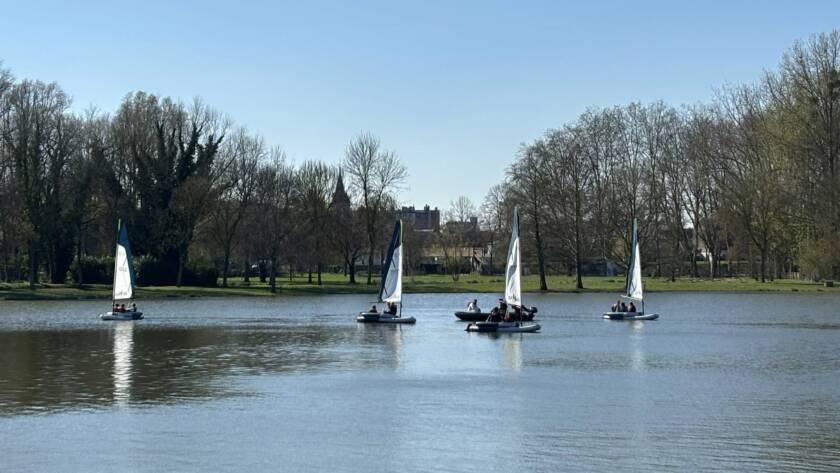 Gazette Sports : VOILE : Le comité départemental de voile de la Somme a eu le vent en poupe au parc Saint-Pierre