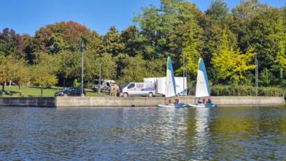 École de Voile Itinérante à Amiens : une 4e journée au Parc Saint-Pierre