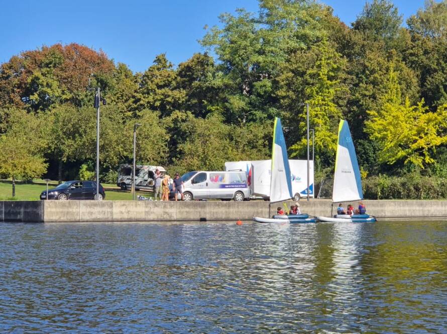 École de Voile Itinérante à Amiens : une 4e journée au Parc Saint-Pierre
