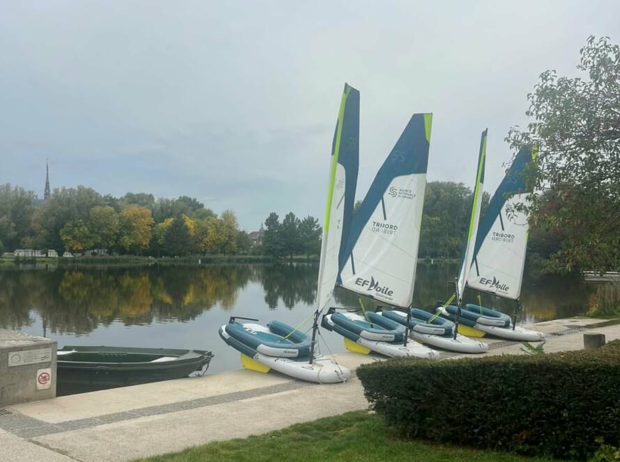 École de Voile Itinérante : une 5e journée au Parc Saint-Pierre à Amiens