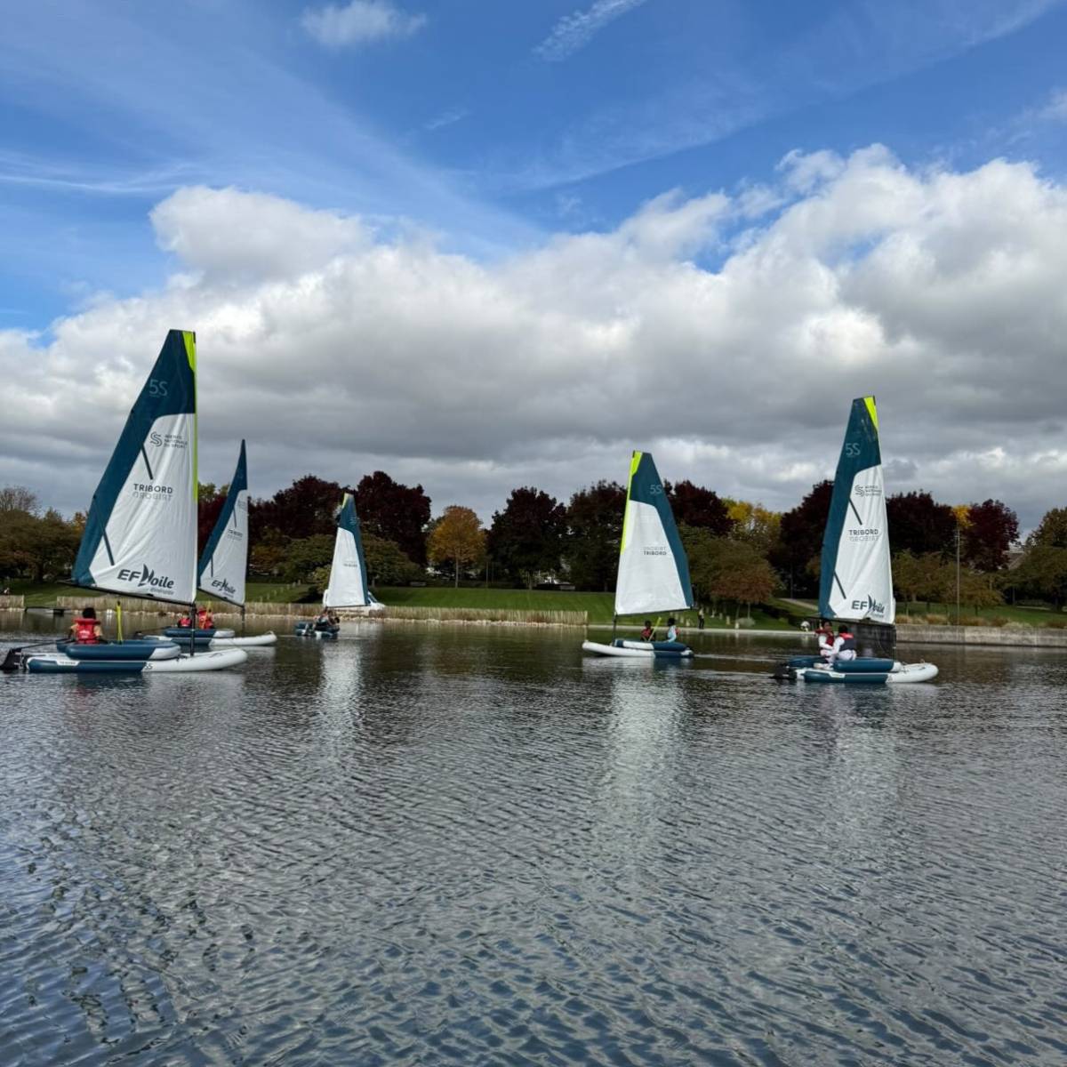 EVI au Parc Saint Pierre Ecole de voile itinérante de la Somme EVI CDV80
